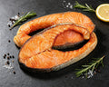 Wild-Caught Salmon Steaks, Fresh 2-Pack