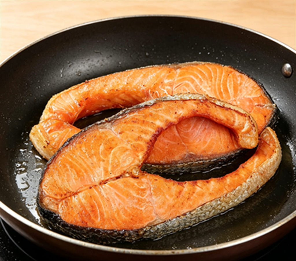 Wild-Caught Salmon Steaks, Fresh 2-Pack