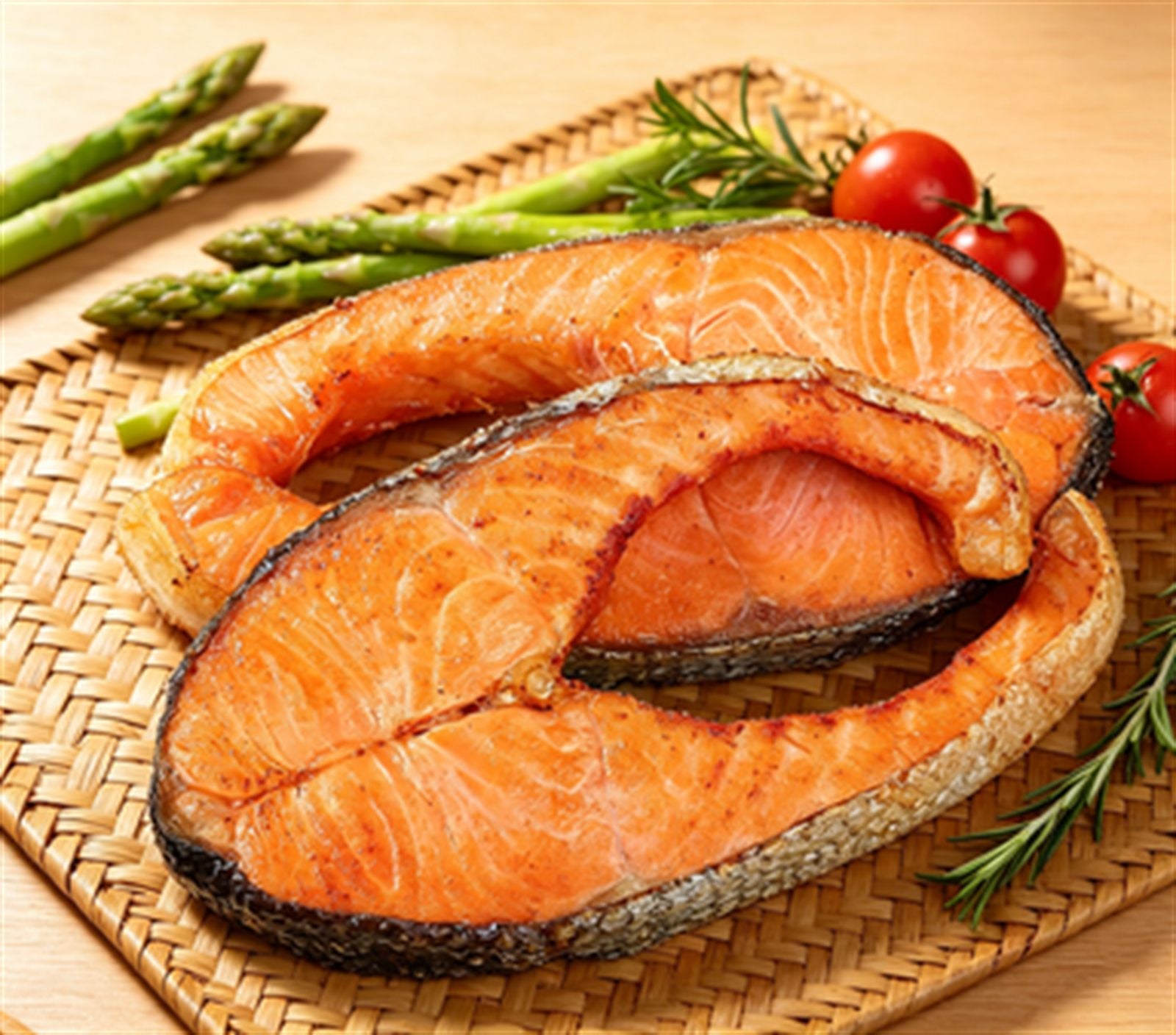 Wild-Caught Salmon Steaks, Fresh 2-Pack