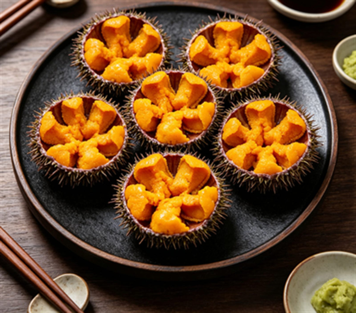 Fresh Sea Urchin Roe (Uni), Sashimi Grade